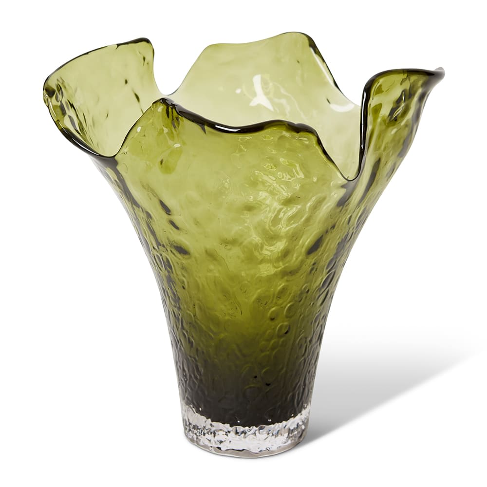 Lashay Vase Green 32x31x31cm by The Palmier