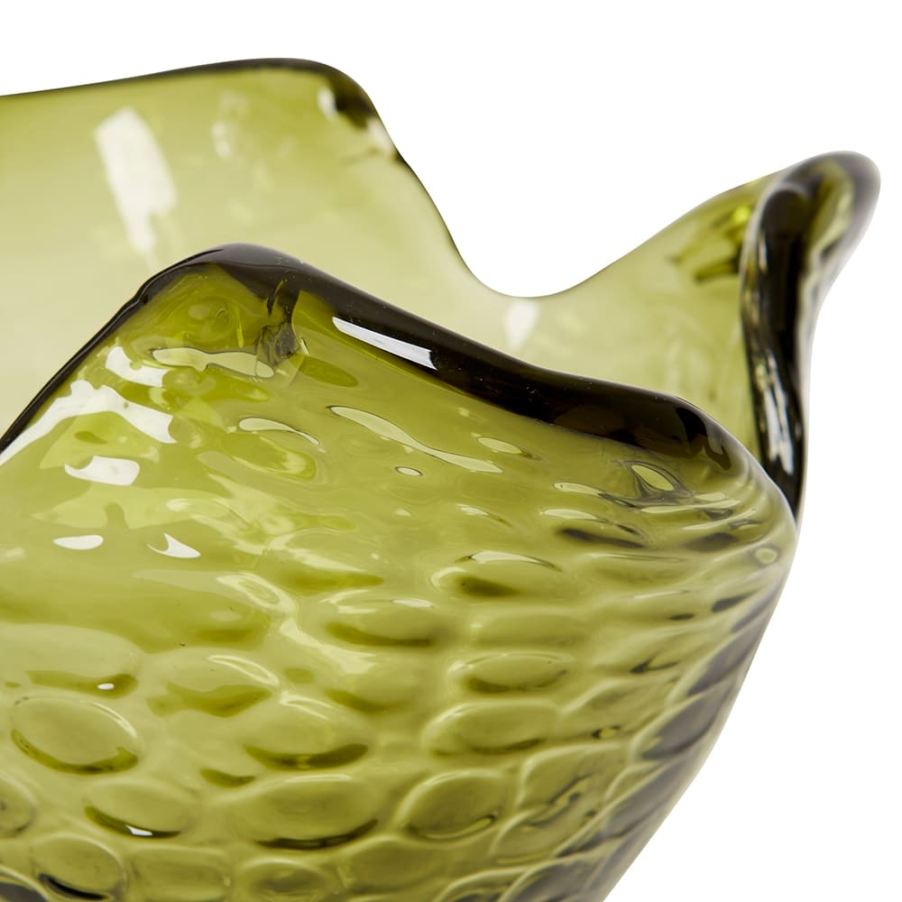 Lashay Tall Bowl Green by The Palmier, alternate view