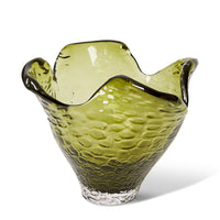 Lashay Tall Bowl Green 30x30x22cm by The Palmier