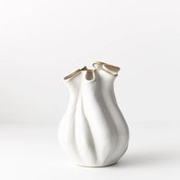 ANNABELLA VASE WHITE (21X15CM)