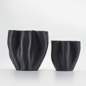 BOHEME VASE  EBONY