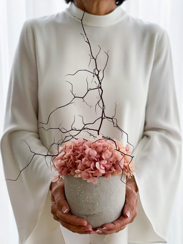 - MINI MAHA -  everlasting dried arrangement in vase